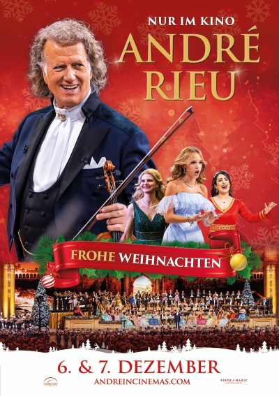 Filmplakat Andre Rieu´s 2025 Weihnachtskonzert: Frohe Weihnachten