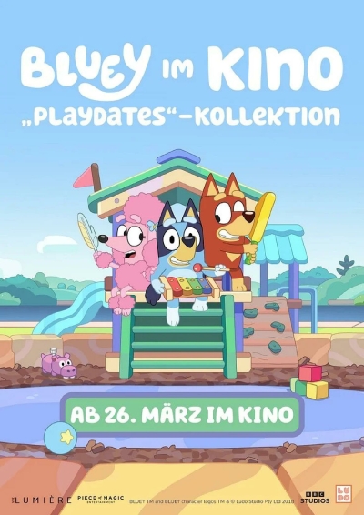 Filmplakat Bluey im Kino: Playdates - Kollektion